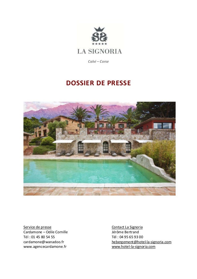 La Signoria hotel luxe corse