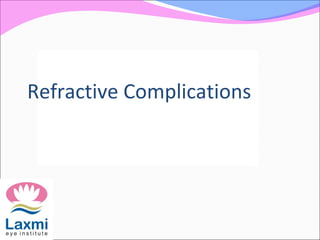 Refractive Complications
 
