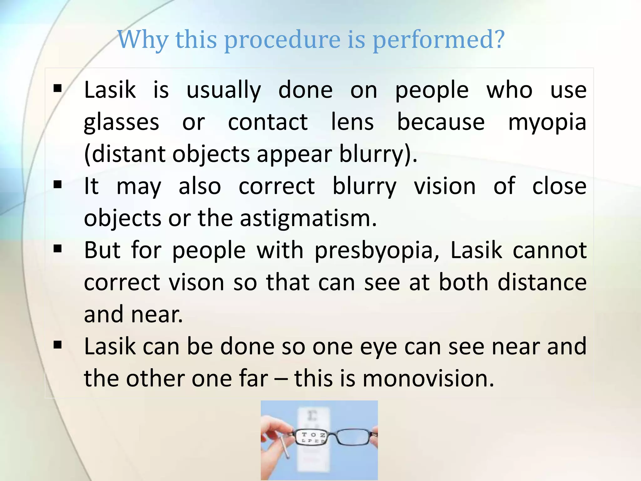 Lasik eye surgery | PPTX