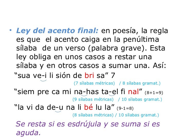 La simetría, prosa literaria y versificación