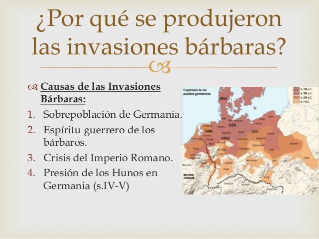 Las Invasiones Bárbaras y los Reinos Germánicos