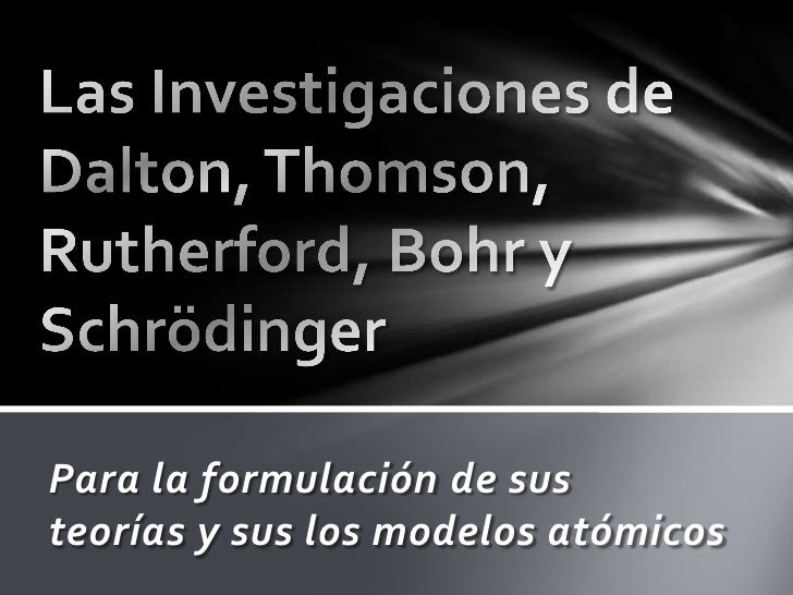 Las Investigaciones De Dalton Thomson Rutherford