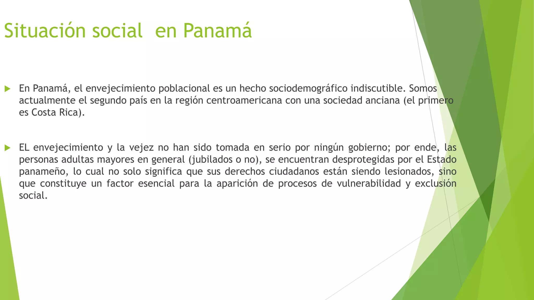 La situación social, cultural y económica en panama | PPT
