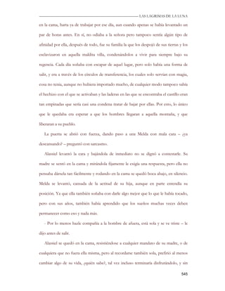 Las lagrimas de la luna