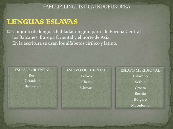 Las lenguas indoeuropeas
