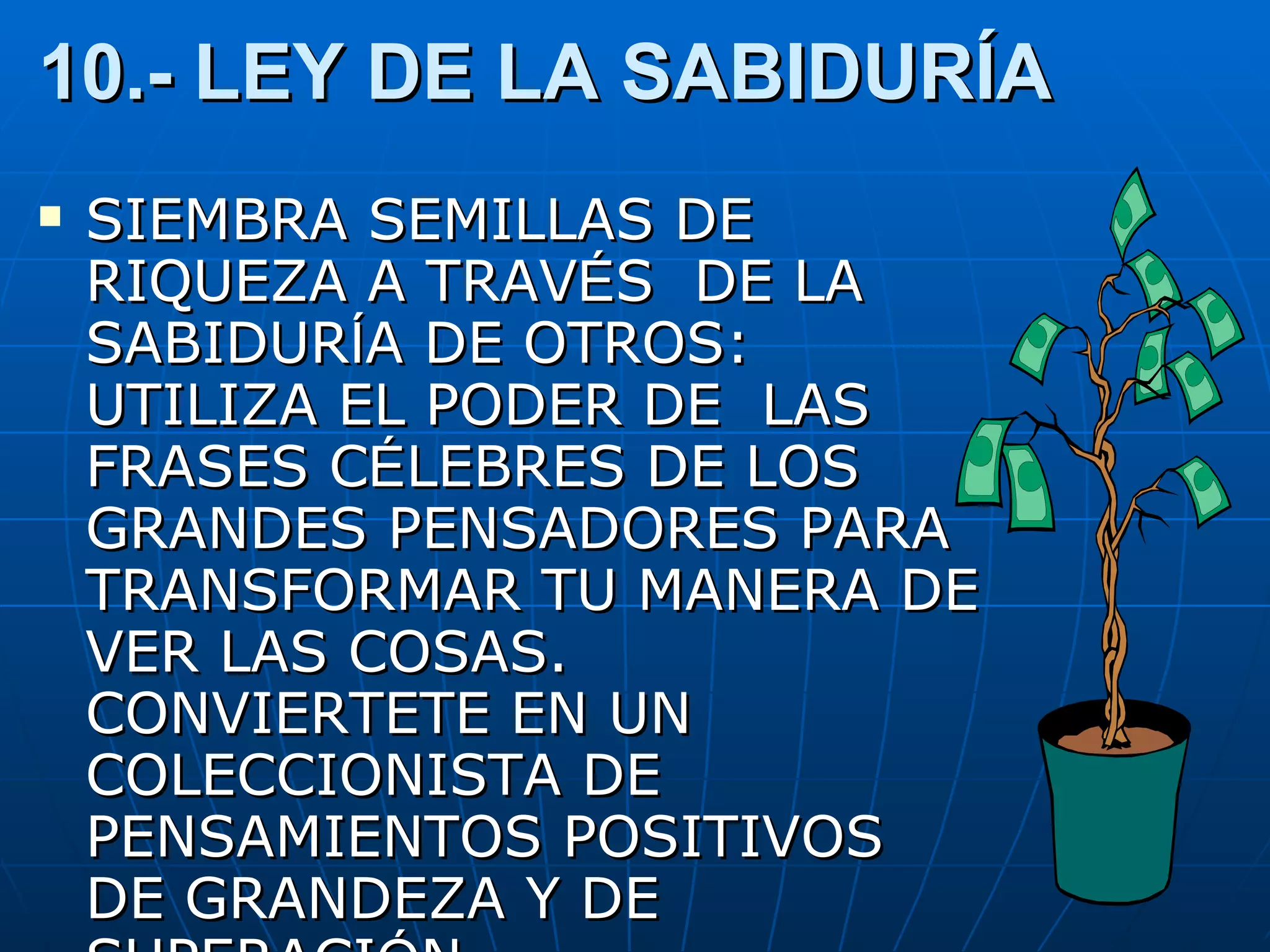 Las Leyes Espirituales De La Riqueza | PPT