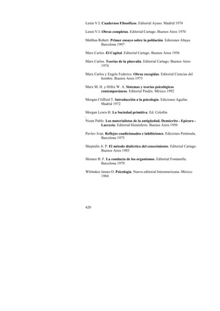 Las leyes del psiquismo