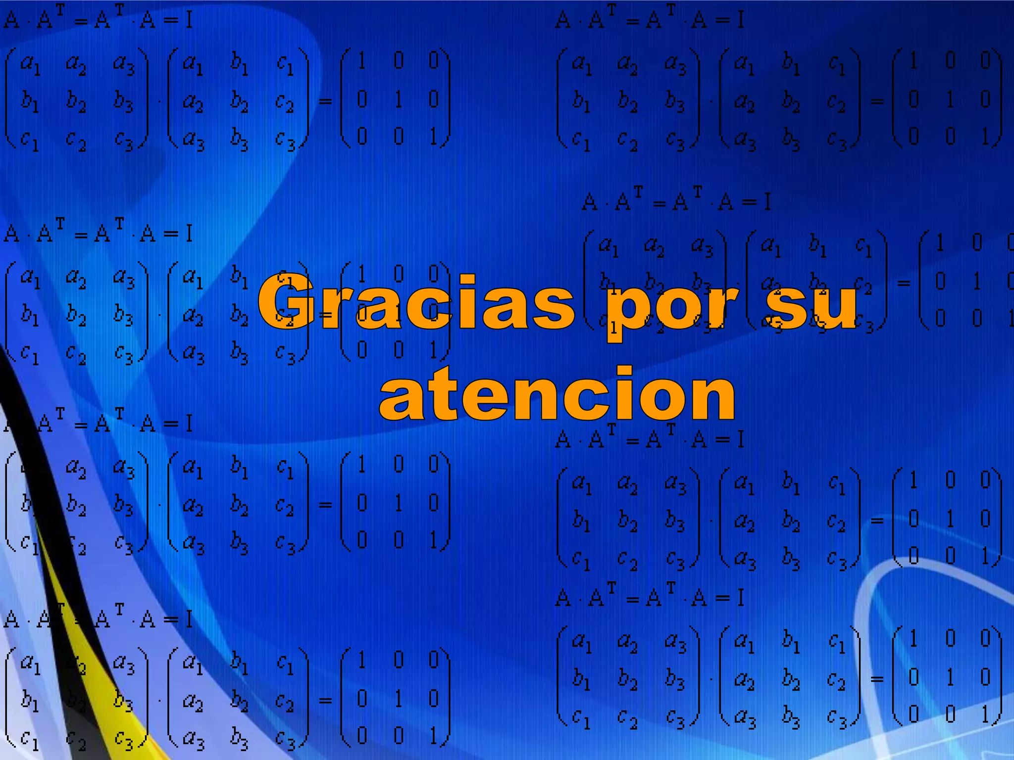 Gracias por su atencion