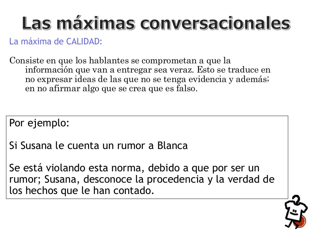 Las maximas de grice