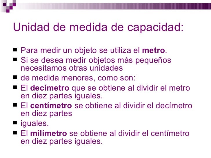 Las medidas