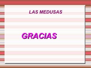 LAS MEDUSAS




GRACIAS
 