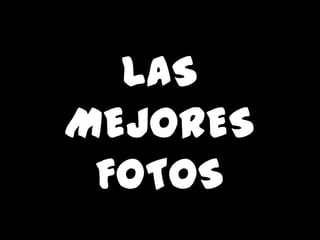 LAS
MEJORES
 FOTOS
 