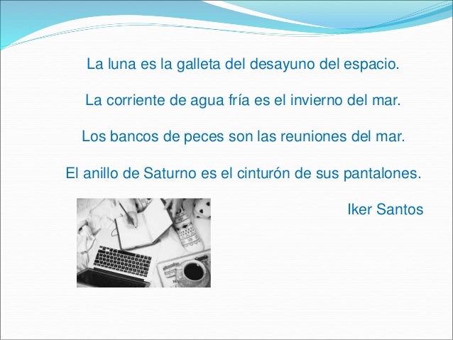 Las metáforas de 6º a