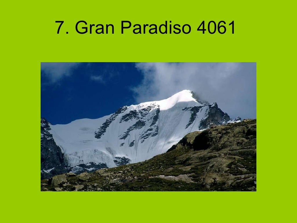 Las Montañas Mas Altas De Europa