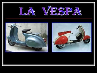 Este tipo de motos marcó toda una época. Fue un vehículo muy usado para hacer
desplazamientos por las calles de las ciudades y para ir por carretera. Al igual que
los coches llevaba una rueda de repuesto y uno o dos asientos.

 