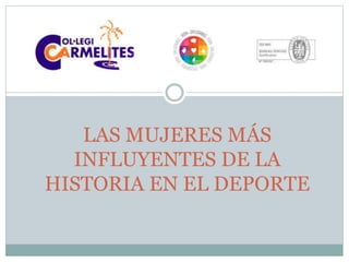 Las mujeres en el deporte | PPTX