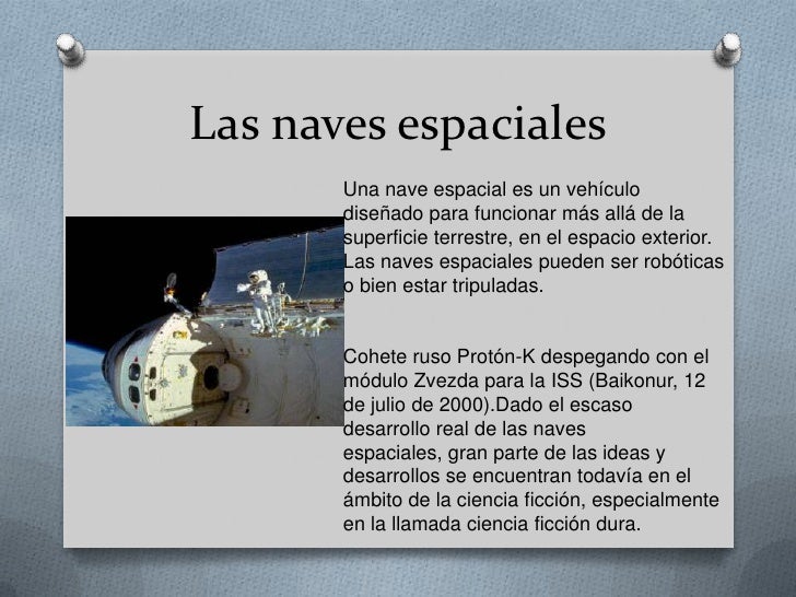 Las naves espaciales