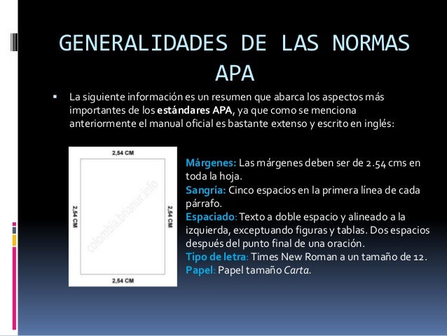 EXPLICACIÓN NORMAS APA