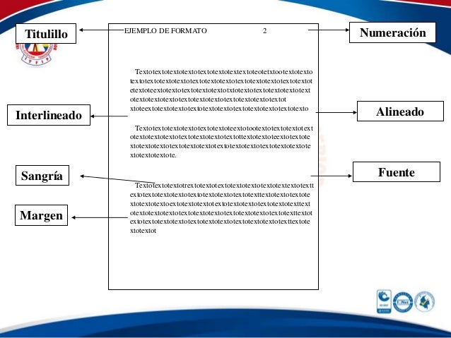 formato apa ejemplo word