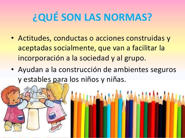 Las normas en el aula de infantil