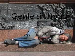 Gente sin hogar
 