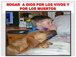 ROGAR A DIOS POR LOS VIVOS Y
POR LOS MUERTOS
 