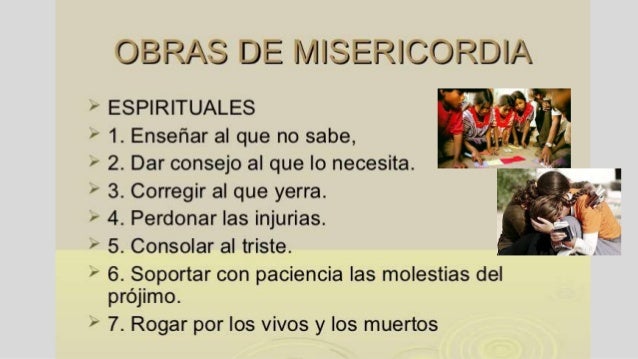 Las obras de misericordia