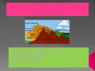 Las ocho regiones naturales