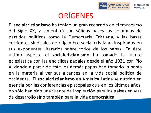 La social democracia y el social cristianismo