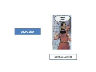 AMA SUA




          NO SEAS LADRÓN
 
