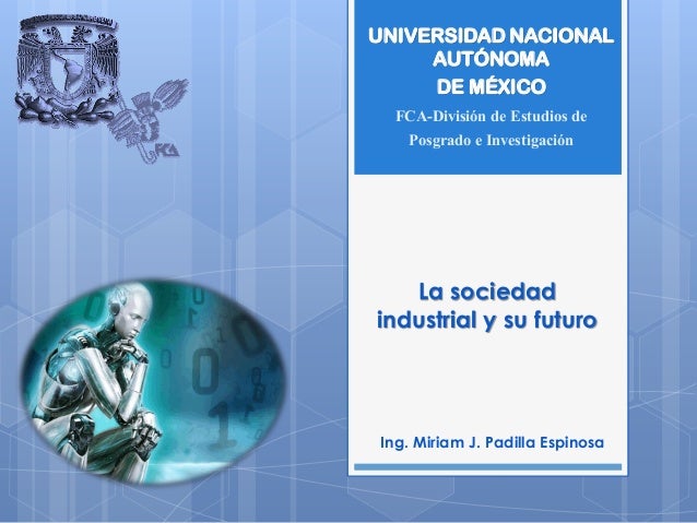 La sociedad industrial y su futuro