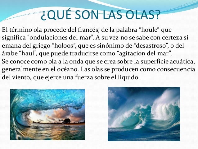 olas oscilacion y traslacion las olas olas oscilacion y traslacion las olas