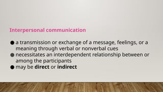 Interdependent Communication LAS_oral-com.pptx in grade 11 to grade 12 | PPTX
