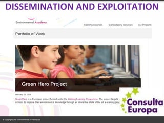 DISSEMINATION AND EXPLOITATION  