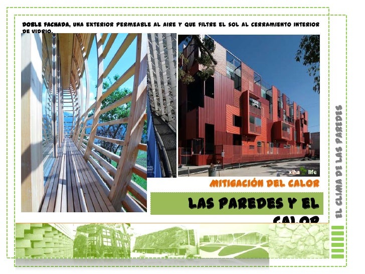 Las paredes y la radiación