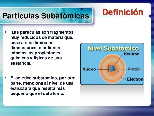 Las partículas