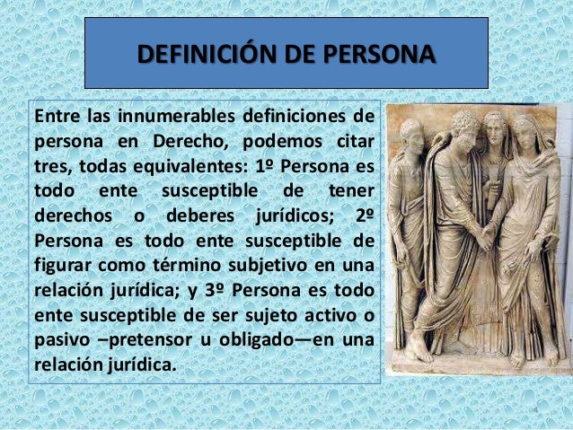 Las personas en el derecho