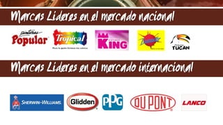 Marcas Lideres en el mercado nacional

Marcas Lideres en el mercado internacional

 