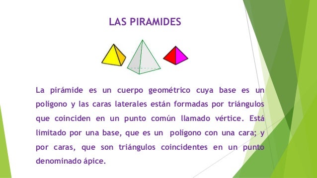 Las piramides geometricas