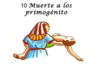 10 Muerte a los
primogénito
 