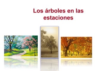 Los árboles en las
estaciones
 