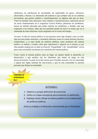 Las PolíTicas PúBlicas