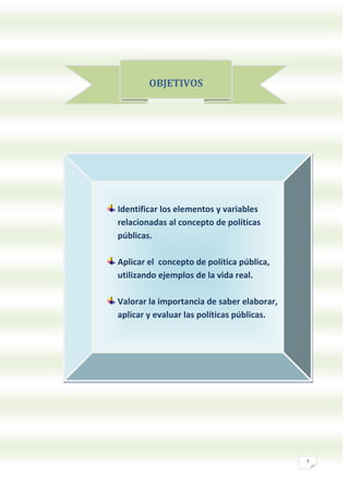 Las PolíTicas PúBlicas