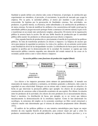 Las políticas públicas cap iii - el marco conceptual | PDF