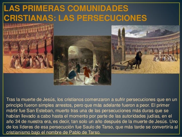 Las primeras comunidades cristianas