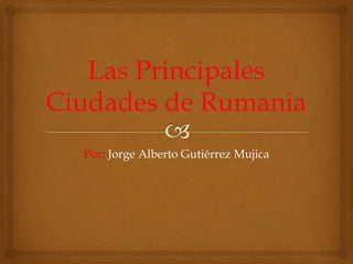 Por: Jorge Alberto Gutiérrez Mujica
 