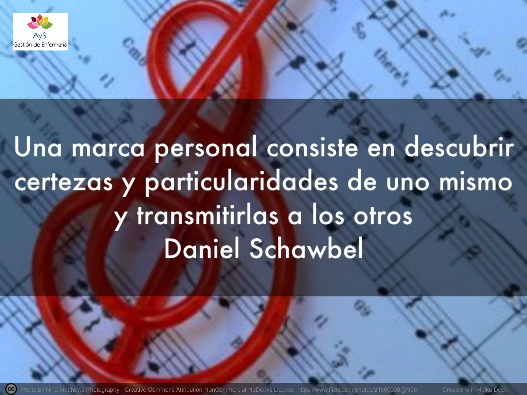 Photo by Nina Matthews Photography - Creative Commons Attribution-NonCommercial-NoDerivs License https://www.flickr.com/photos/21560098@N06
Created with Haiku Deck