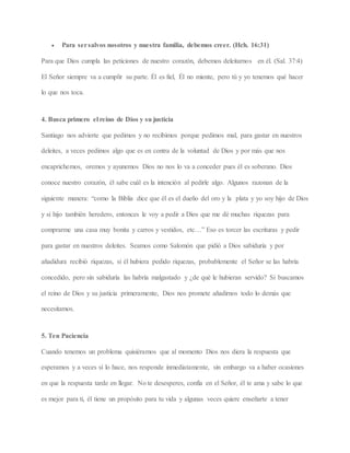 Las promesas de Dios en la Biblia | DOCX