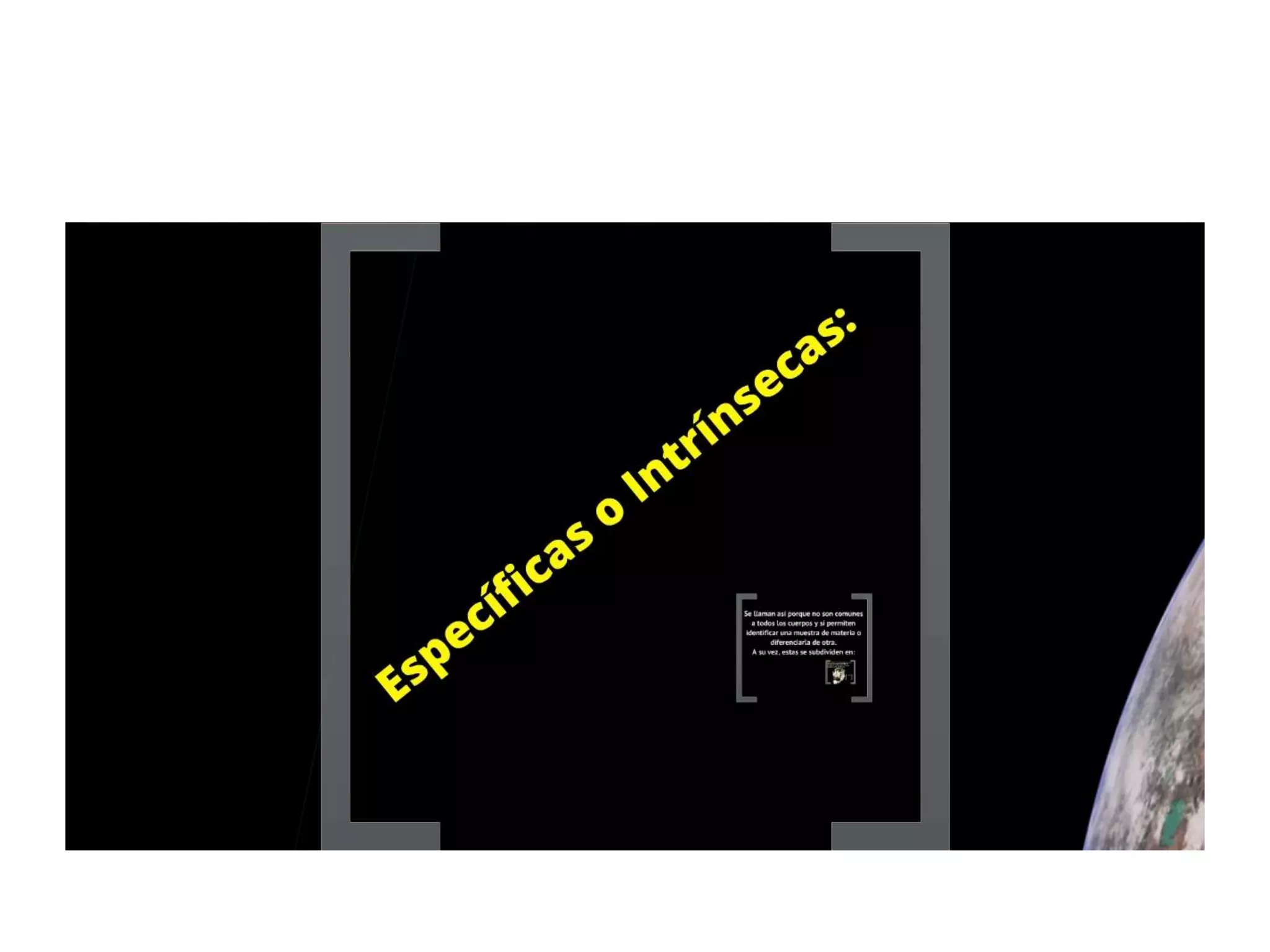 Las propiedades de la materia