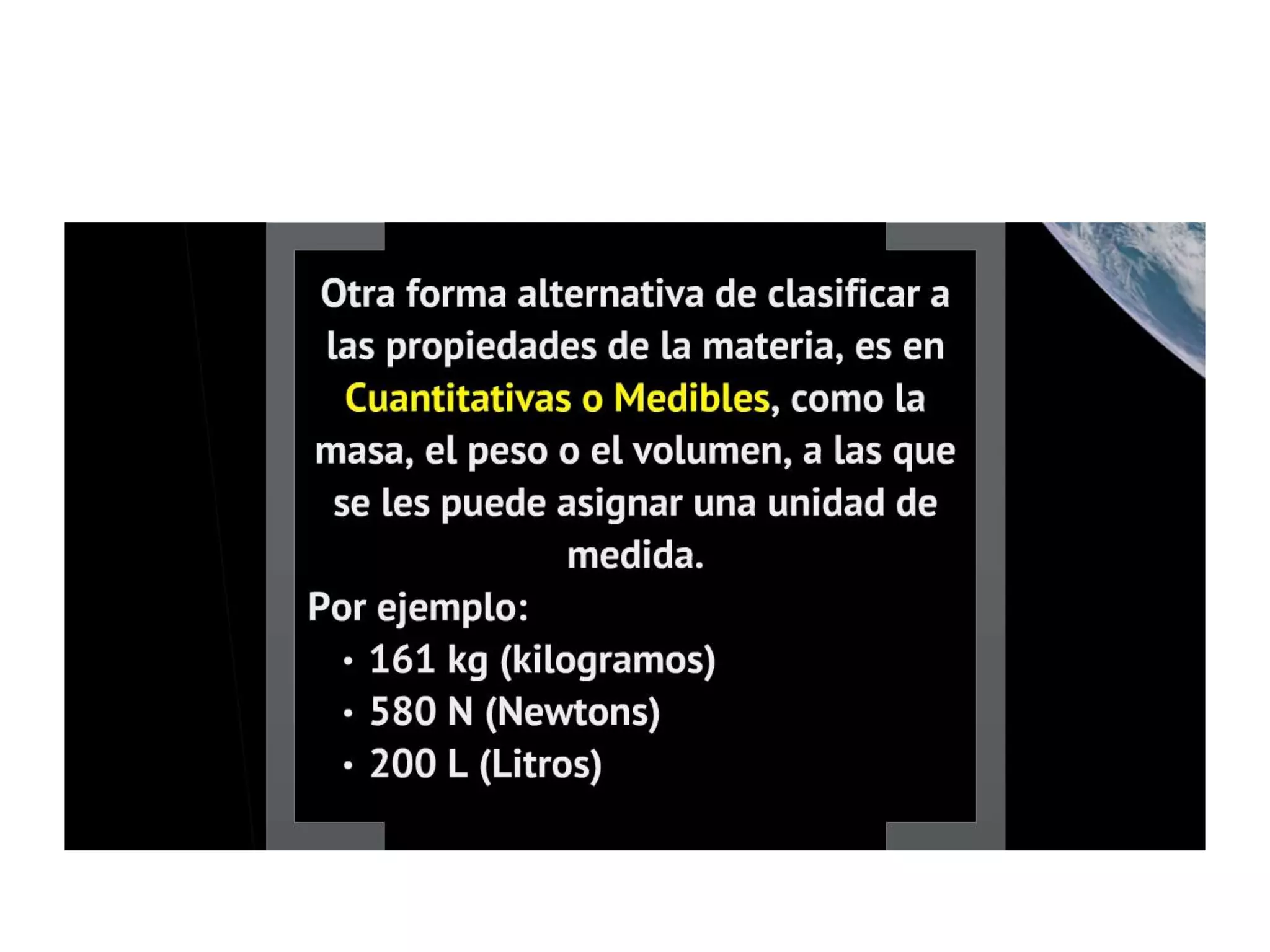 Las propiedades de la materia